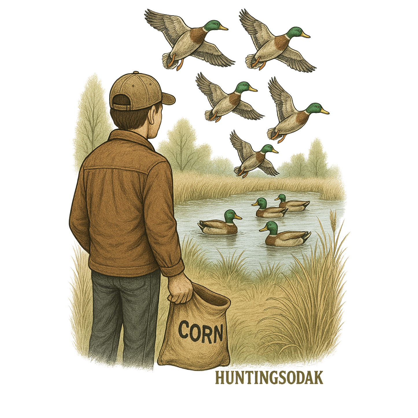 CORN HOLE MALLARDS HOODIE